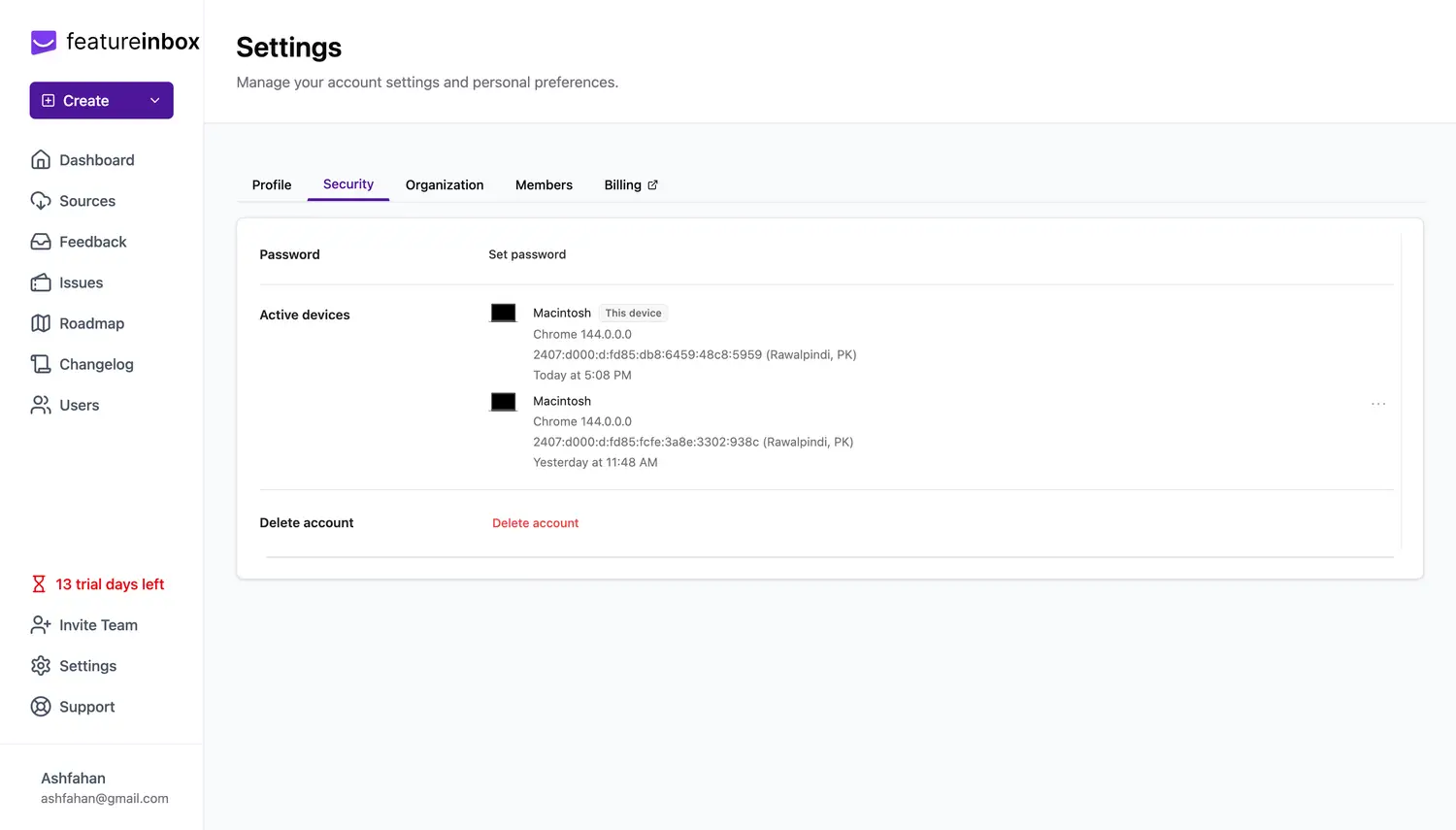 Feature Inbox - screenshot 13